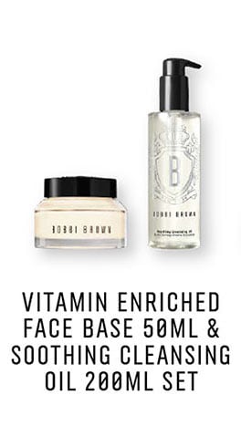 Vitamin Enriched Face Base 50ML & Soothing Cleansing Oil 200ML Set