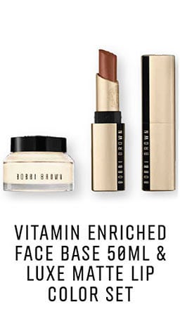 Vitamin Enriched Face Base 50ML & Luxe Matte Lip Color Set